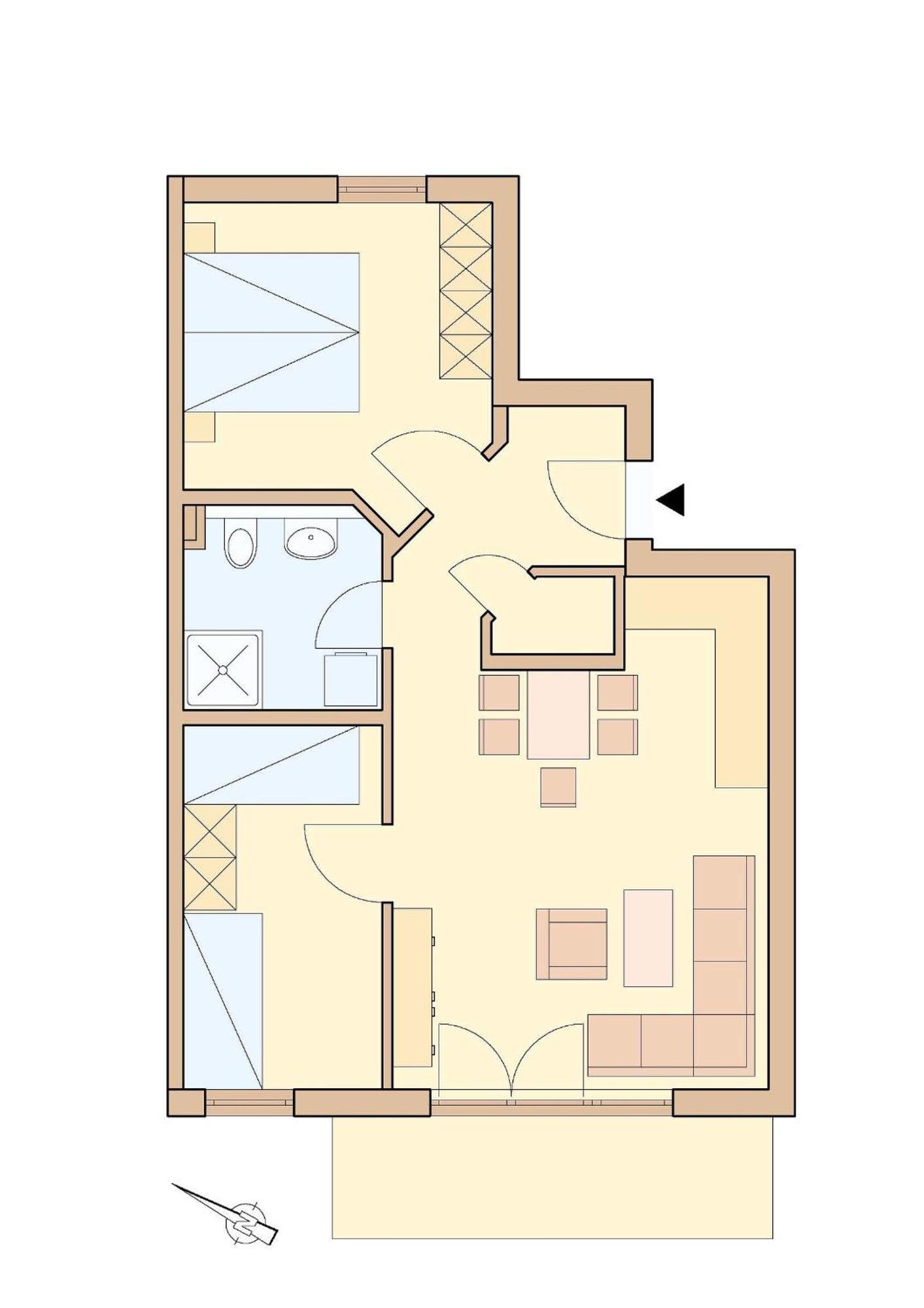 شقة Reiseoase Kavelweg 10, Whg 2 زنغست المظهر الخارجي الصورة
